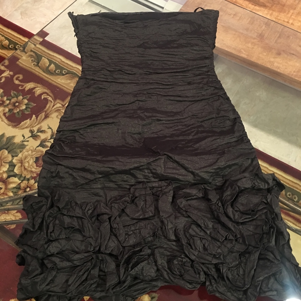 BCBGMaxAzria Ruffle Tube Top Dress - Picture 2 of 3